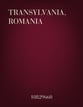 Transylvania, Romania (The String Family Saga) Unison choral sheet music cover